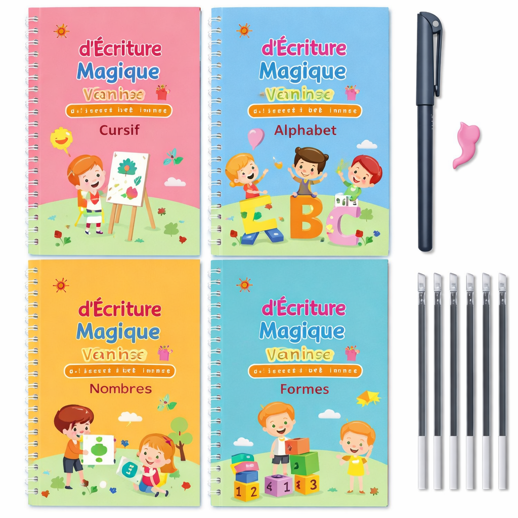 Cahiers Magiques | Améliorez l’écriture de vos enfants en 10 jours  📚✏️