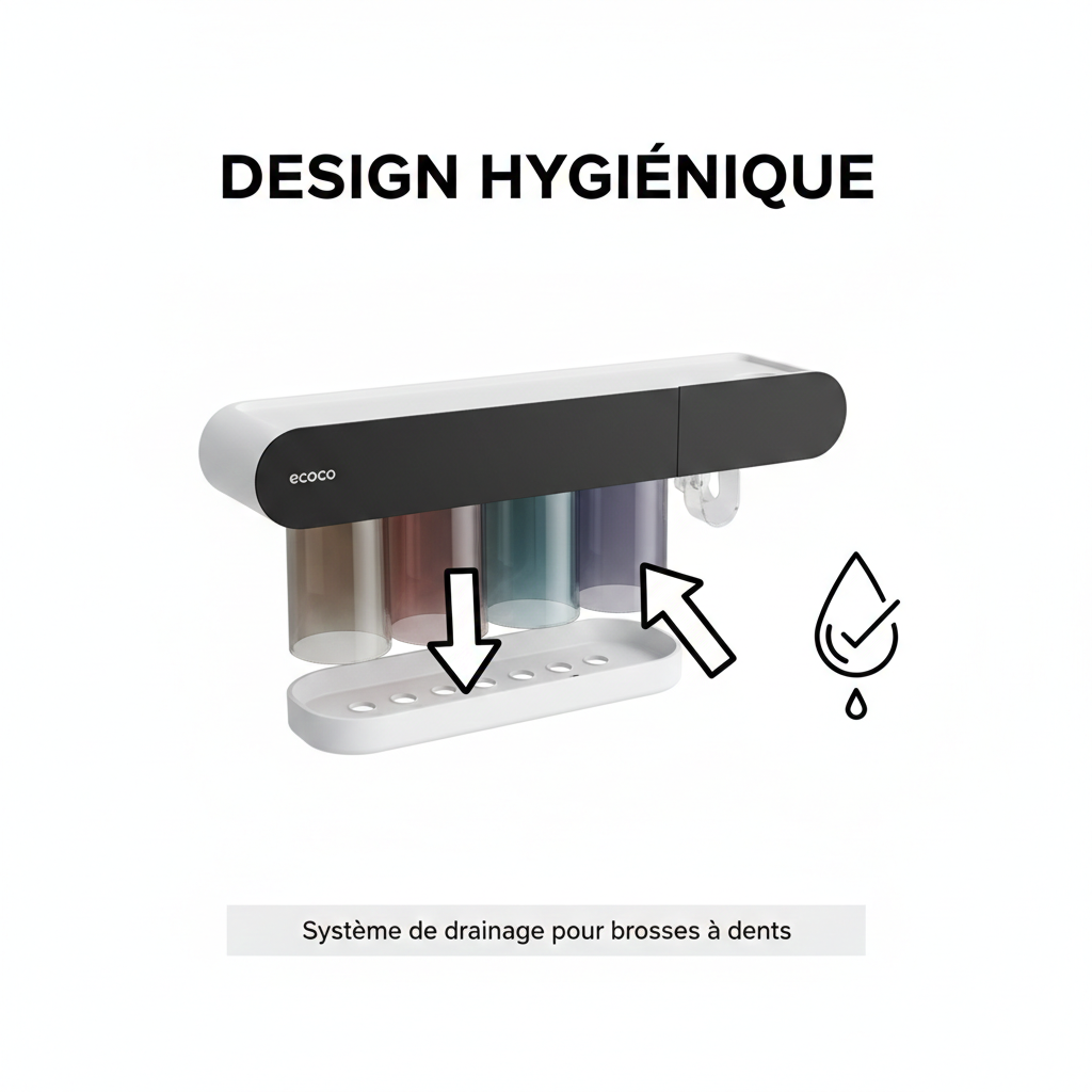 Gardez votre salle de bain propre, organisée et hygiénique en un seul geste 🪥✨