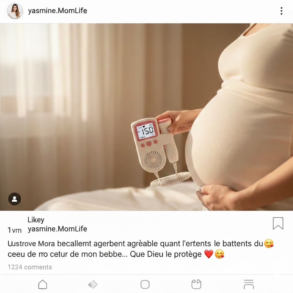 Écoutez les battements du cœur de votre bébé, depuis chez vous ❤️