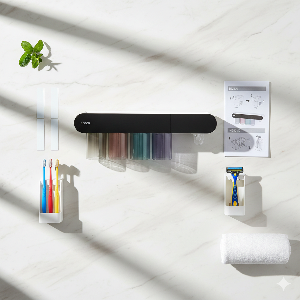 Gardez votre salle de bain propre, organisée et hygiénique en un seul geste 🪥✨