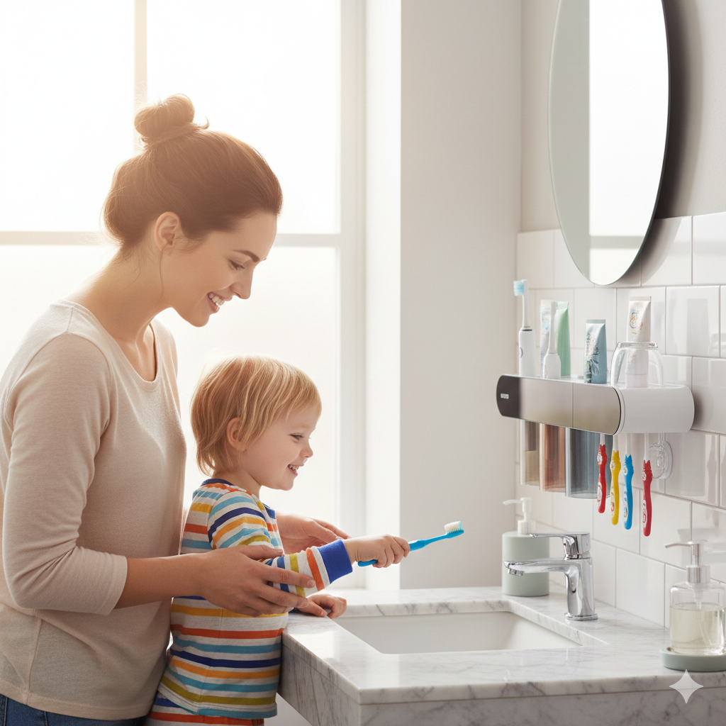 Gardez votre salle de bain propre, organisée et hygiénique en un seul geste 🪥✨