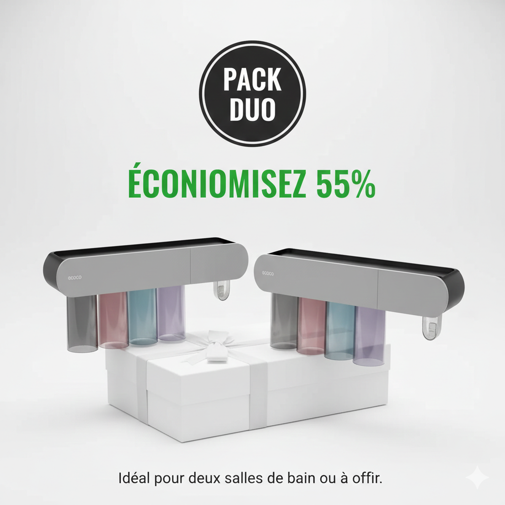 Gardez votre salle de bain propre, organisée et hygiénique en un seul geste 🪥✨