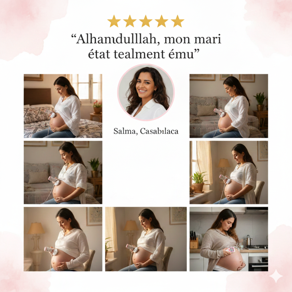 Écoutez les battements du cœur de votre bébé, depuis chez vous ❤️
